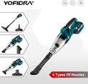 Yofidra -Kruimeldief -Stofzuiger- Auto -Camper- Draadloos handstofzuiger 18v accu.