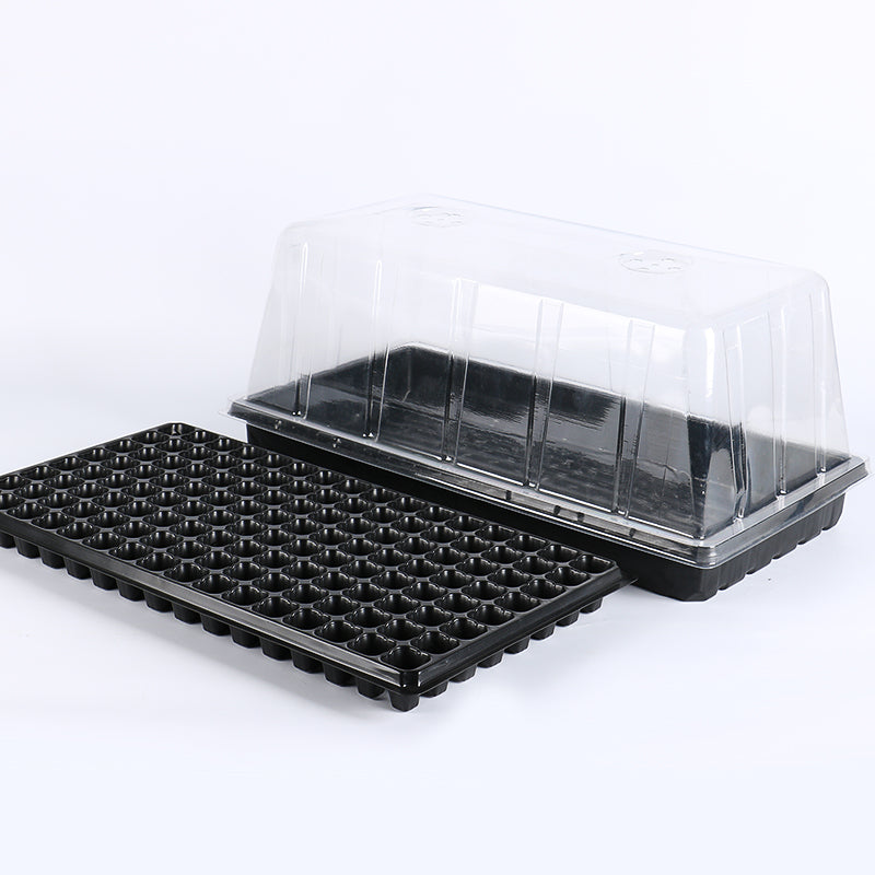 Zaaitray Set met Kap en Onderplaat – Complete Kweekset