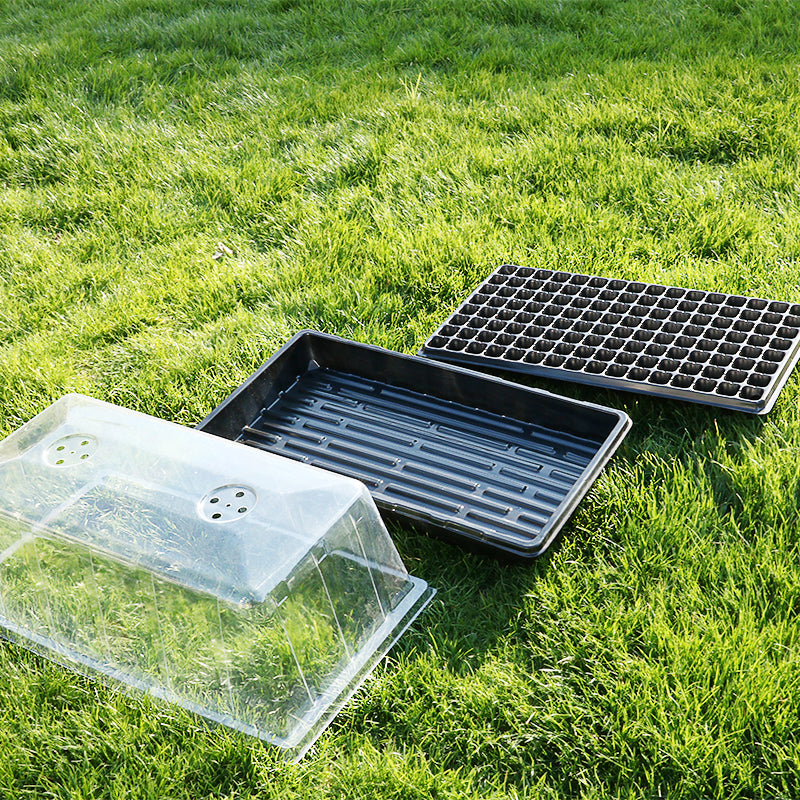 Zaaitray Set met Kap en Onderplaat – Complete Kweekset